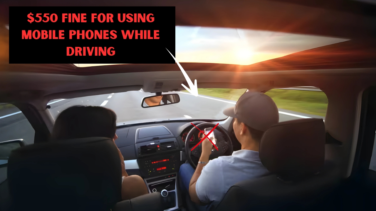 $550 Fine for Using Mobile Phones While Driving