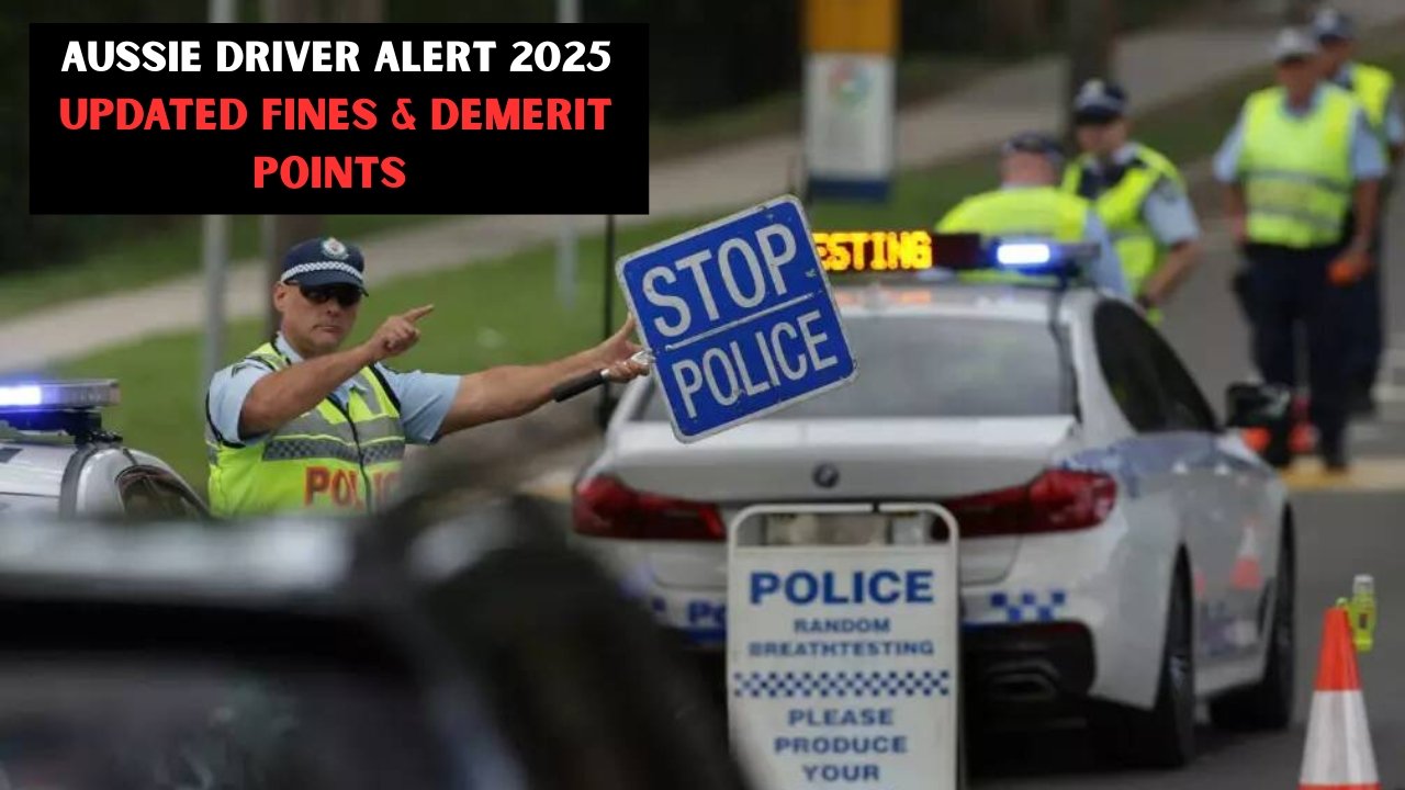 Aussie Driver Alert 2025 Updated fines & demerit points