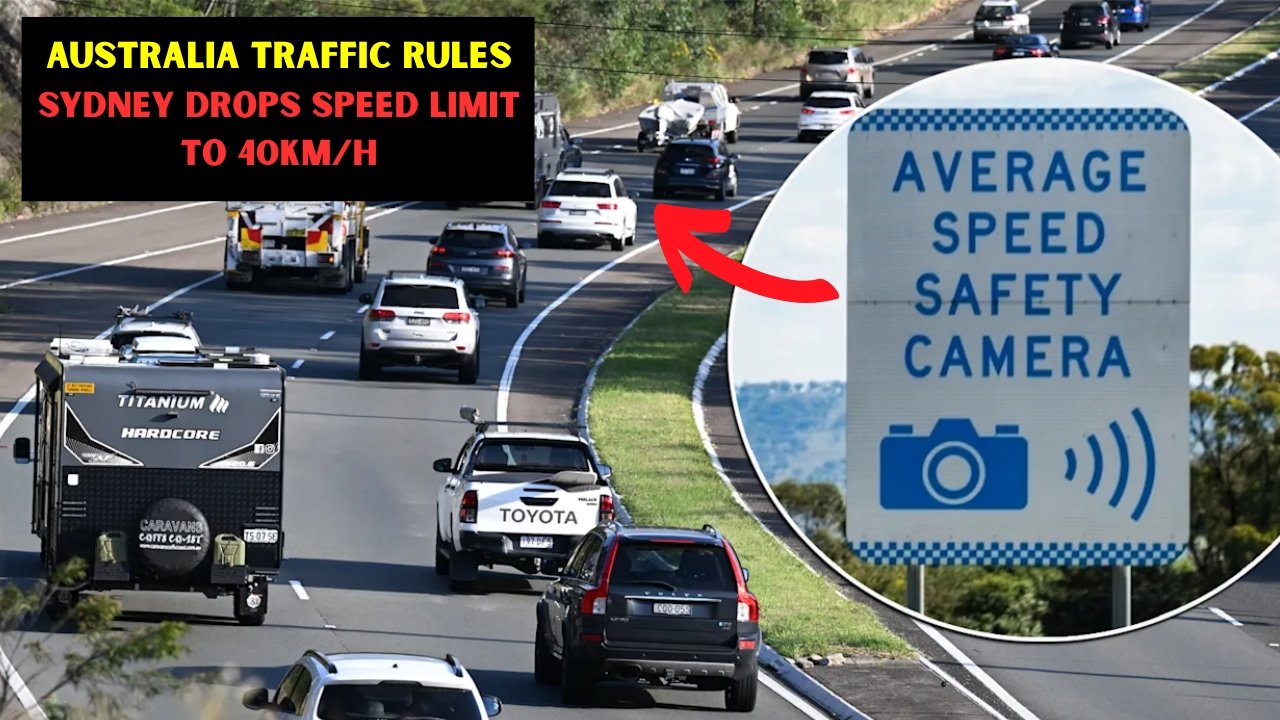 Australia Traffic Rules Sydney drops speed limit to 40km/h