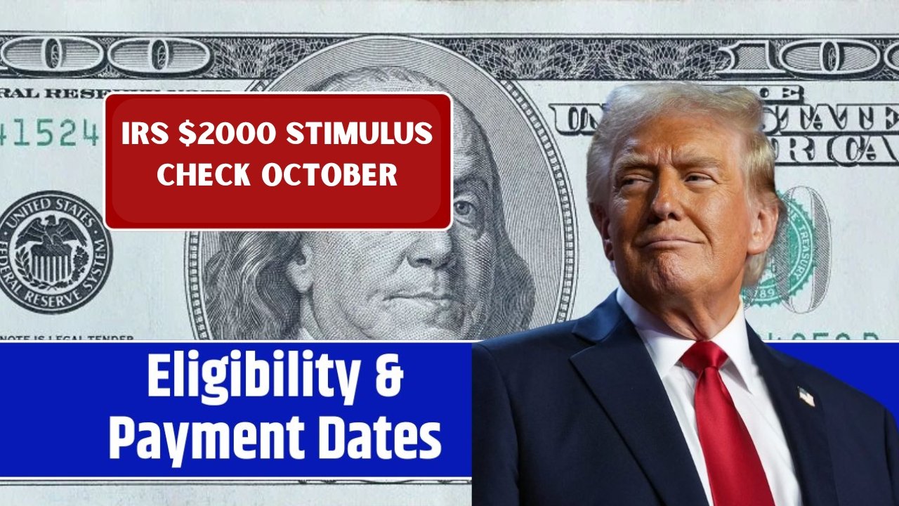 IRS $2000 Stimulus Check October 2025