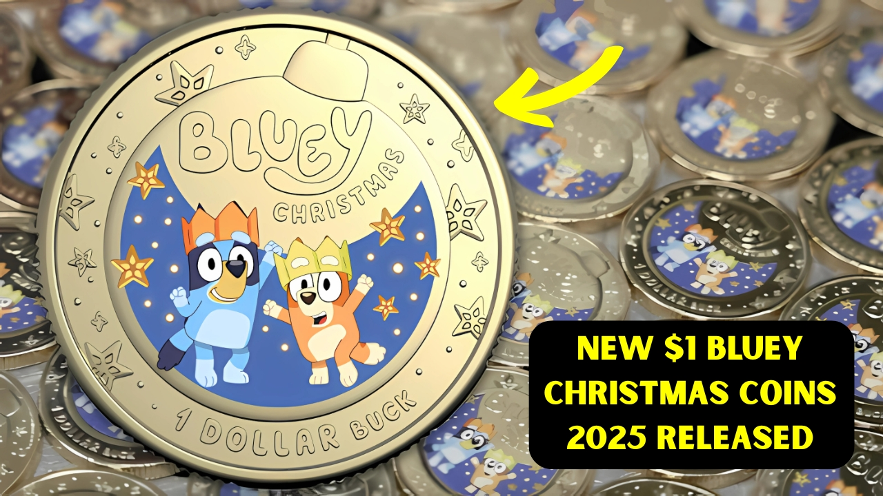 New $1 Bluey Christmas Coins 2025 Released