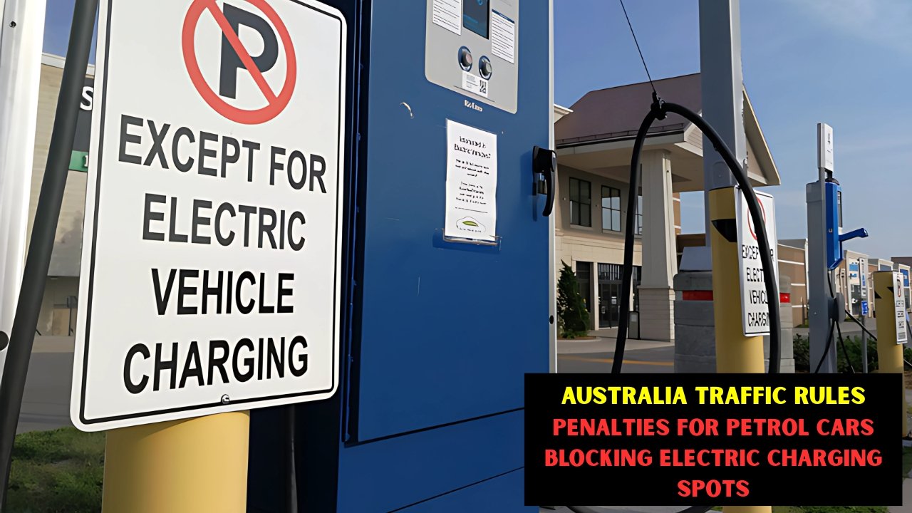 Penalties for petrol cars blocking electric charging spots