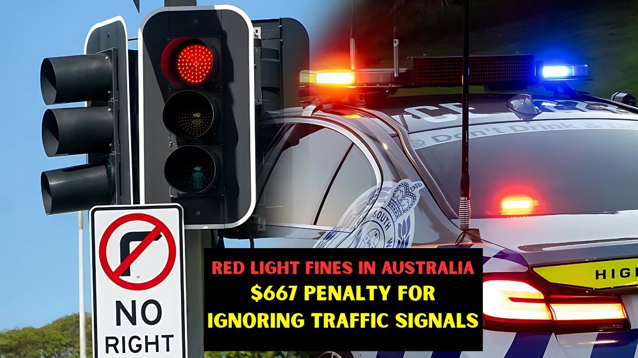 Red Light Fines in Australia $667 Penalty for Ignoring Traffic Signals